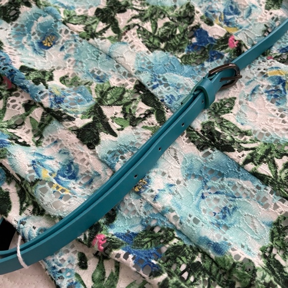 R & M Richards Floral Eyelet Lace Fit and Flare Dress - Picture 5 of 16